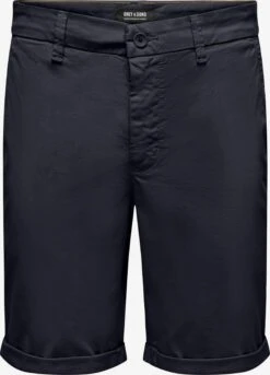 Only & Sons Shorts Chino Coupe Slim Pantalon Chino Peter Homme Bleu Nuit