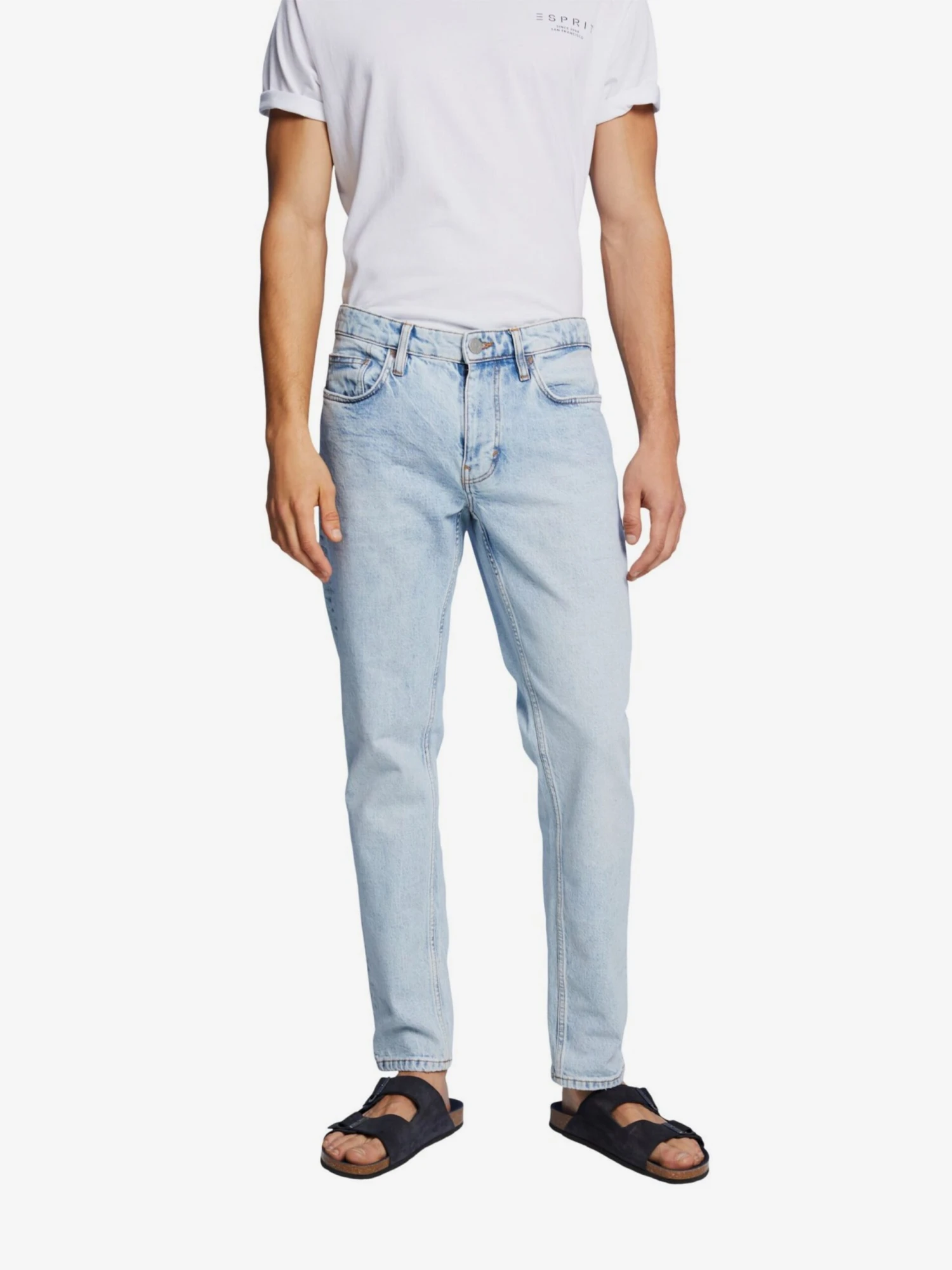 ESPRIT Slim Coupe Slim Jean Homme Bleu Clair 4 ESPRIT Slim Coupe Slim Jean Homme Bleu Clair – Image 2