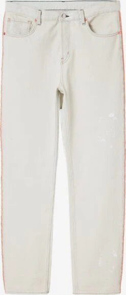 Desigual Droits Regular Jean Rex Homme Blanc