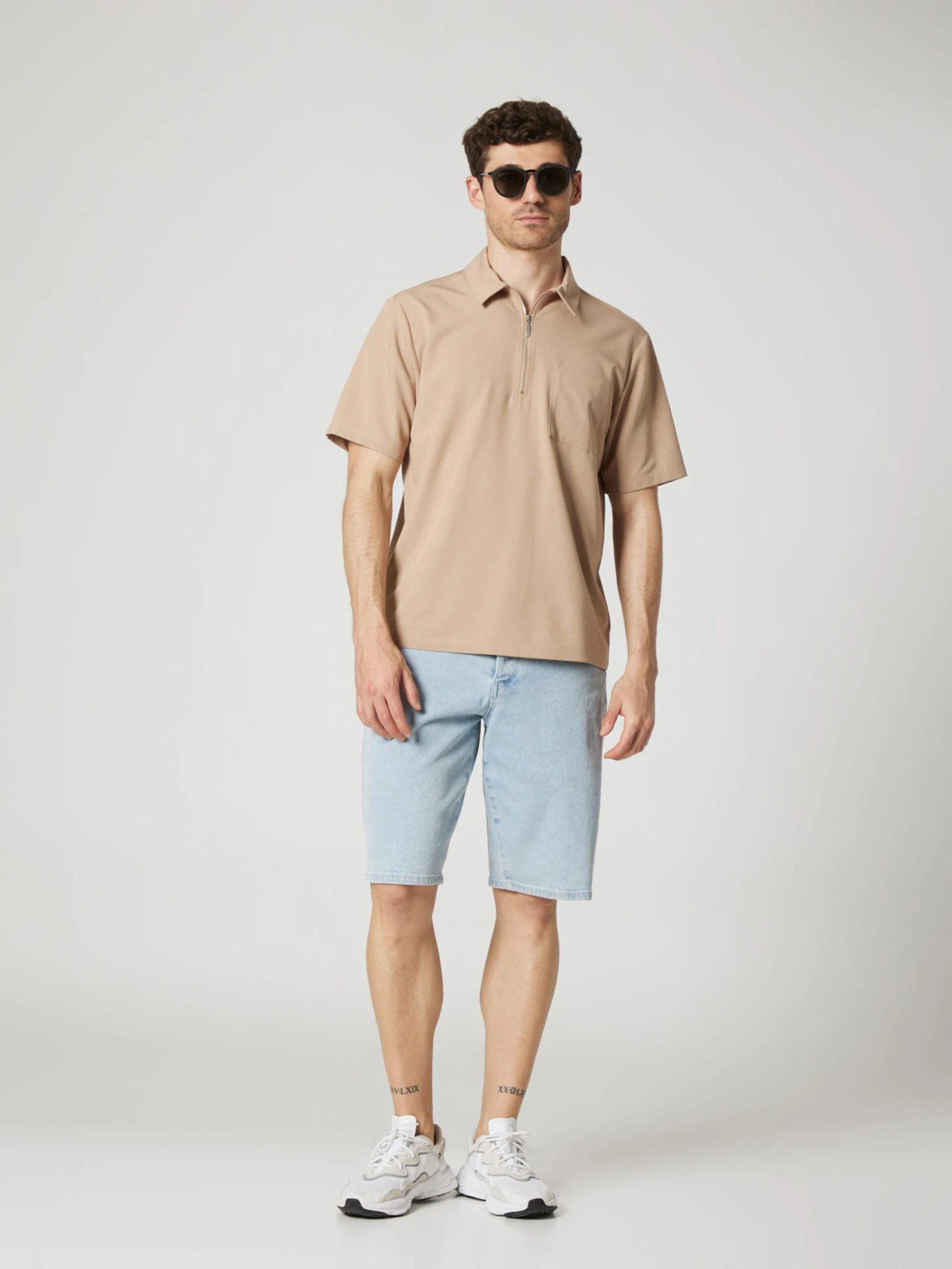 Shorts En Jean Regular Jean Yunus Homme Bleu Clair 7 Shorts En Jean Regular Jean Yunus Homme Bleu Clair – Image 5