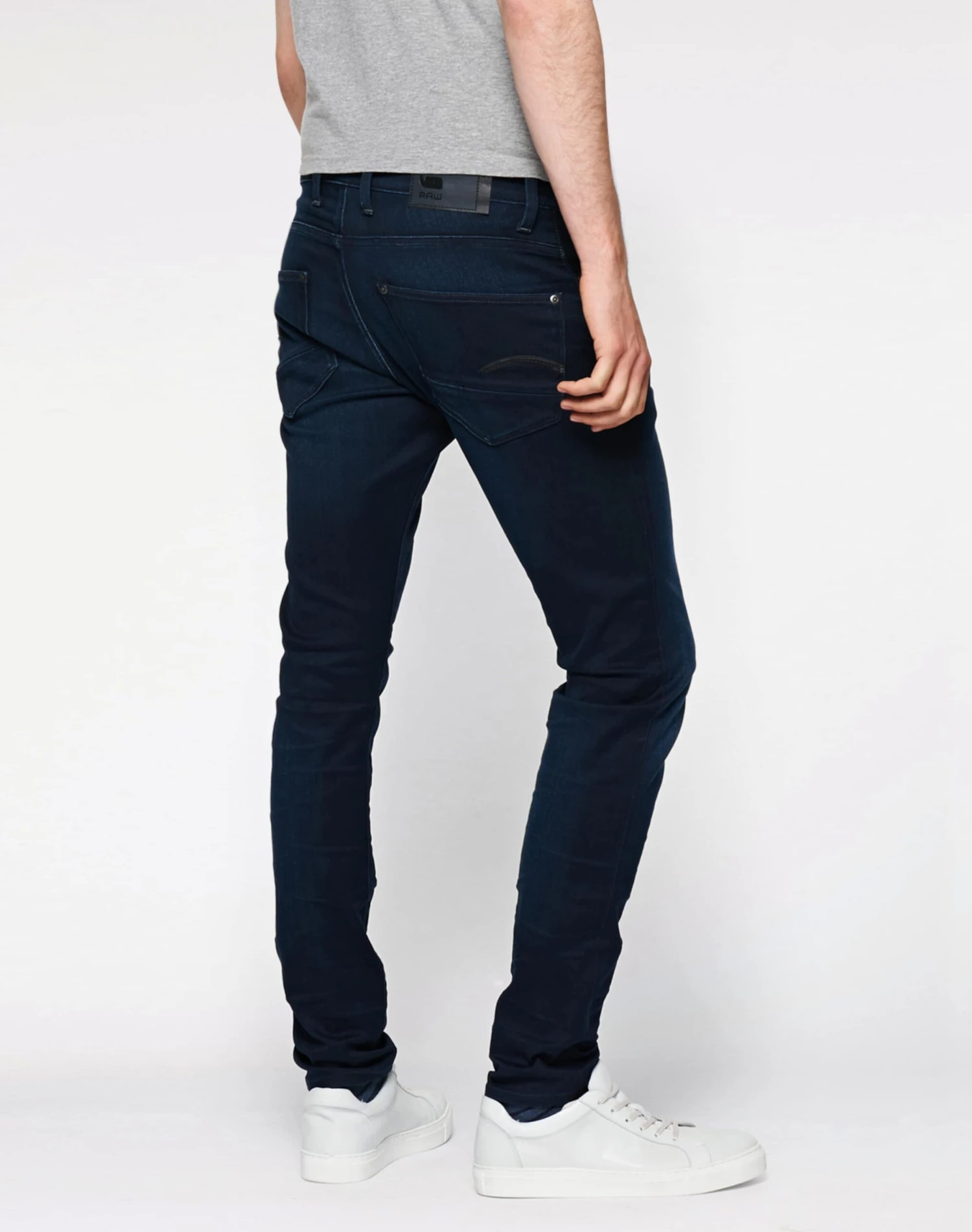 G-Star Raw Jeans Skinny Jean Revend Homme Bleu Foncé 5 G-Star Raw Jeans Skinny Jean Revend Homme Bleu Foncé – Image 3