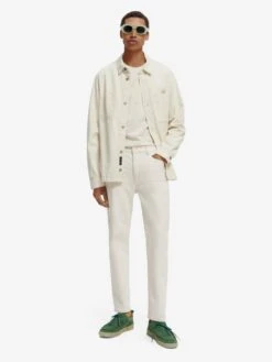 Scotch & Soda Tapered Effilé Jean The Drop Regular Tapered Jeans — Forget Homme Blanc -Jack & Jones Soldes Boutique 7f3e1fc54debf0ba5b85abfd18aa798b