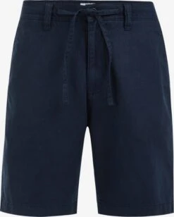 WE FASHION Shorts Chino Loosefit Pantalon Chino Homme Marine