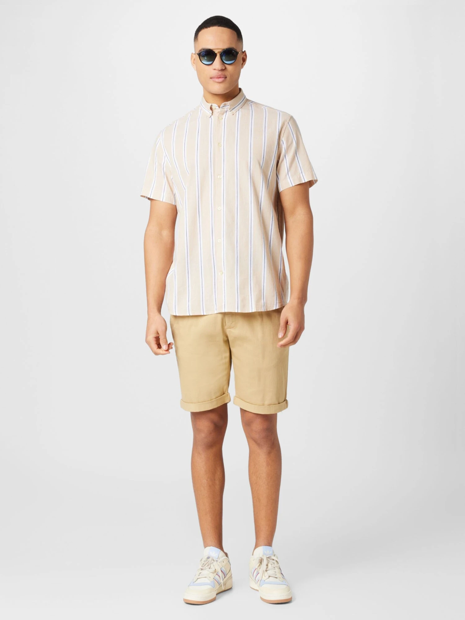 MEXX Shorts Chino Regular Pantalon à Pince Homme Sable 7 MEXX Shorts Chino Regular Pantalon à Pince Homme Sable – Image 5