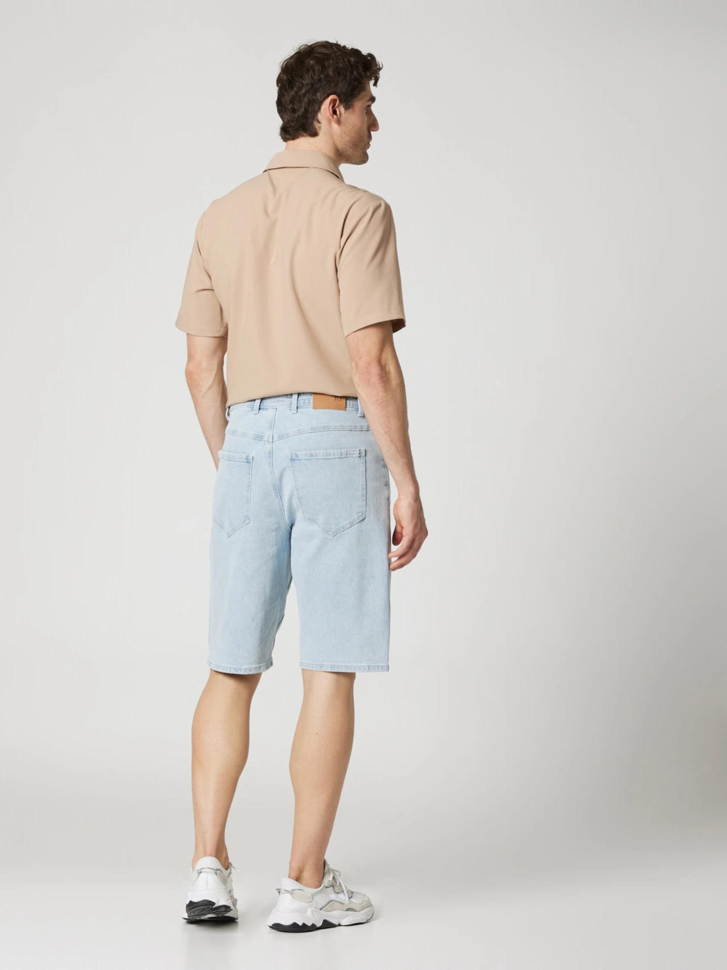 Shorts En Jean Regular Jean Yunus Homme Bleu Clair 6 Shorts En Jean Regular Jean Yunus Homme Bleu Clair – Image 4