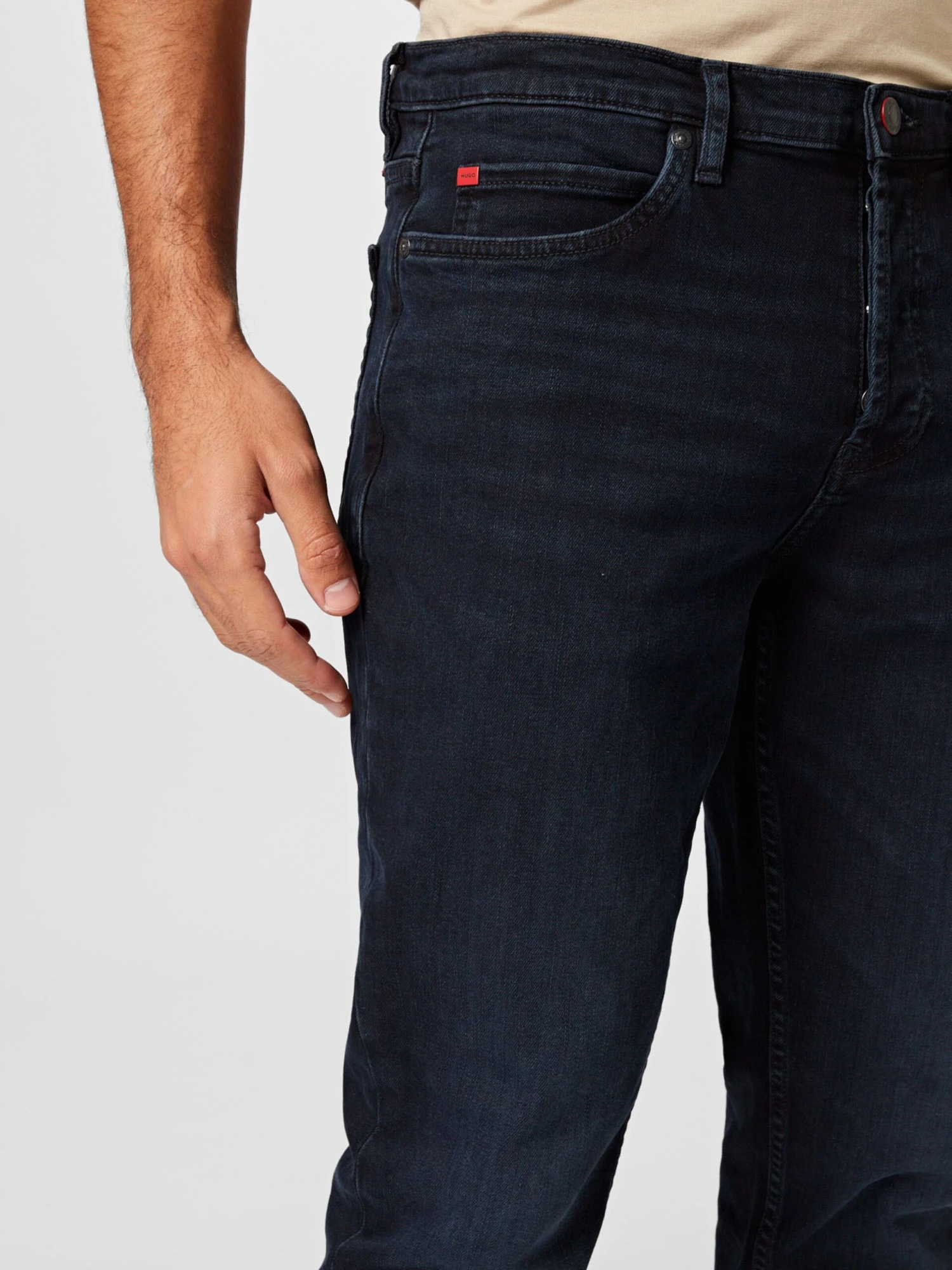 Hugo Tapered Effilé Jean Homme Bleu Marine 4 Hugo Tapered Effilé Jean Homme Bleu Marine – Image 2
