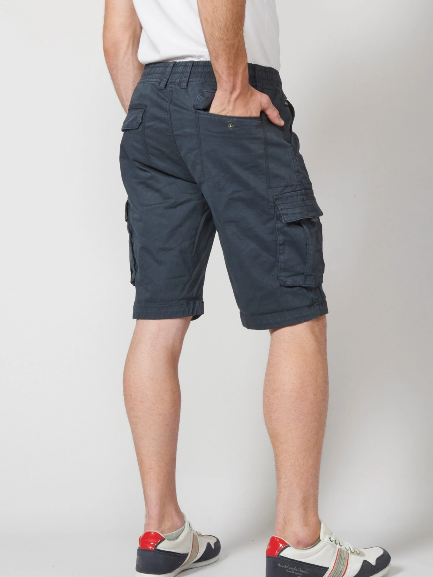 Koroshi Shorts Cargo Regular Pantalon Cargo Homme Bleu Marine 7 Koroshi Shorts Cargo Regular Pantalon Cargo Homme Bleu Marine – Image 5