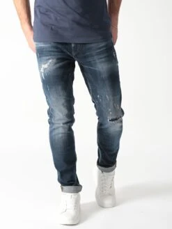 Slim Coupe Slim Jean Mario Homme Bleu -Jack & Jones Soldes Boutique 8e4a5803f6cdf032e45c128273d3c35c