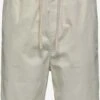 Selected Homme Shorts Loosefit Pantalon Ashford Homme Blanc