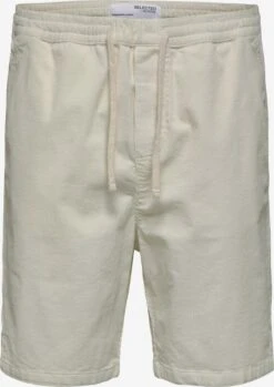 Selected Homme Shorts Loosefit Pantalon Ashford Homme Blanc