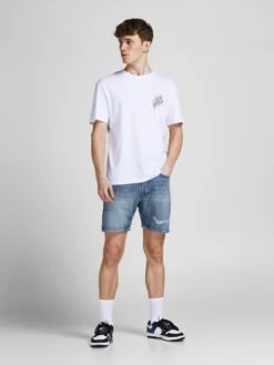 Jack & Jones Shorts En Jean Regular Jean Chris Homme Bleu -Jack & Jones Soldes Boutique 8e6fdfc25b7ff696e0004a6661515c09