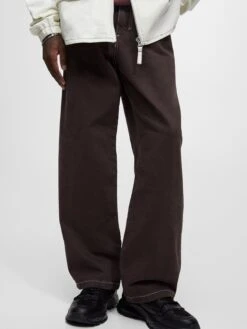 PULL & BEAR Loose Fit Loosefit Jean Homme Chocolat -Jack & Jones Soldes Boutique 8f6ab7800e3d601b2867e7f5b52c977e