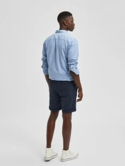 Selected Homme Shorts Chino Regular Pantalon Chino Luton Homme Bleu Foncé -Jack & Jones Soldes Boutique 92a3b2933a963555b7d921f147b1e955