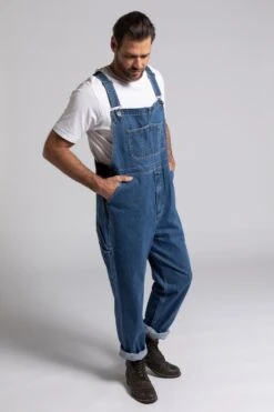 JP1880 Loose Fit Loosefit Salopette En Jean Homme Bleu -Jack & Jones Soldes Boutique 95da6955a10637be113f0f32f0c9d68f