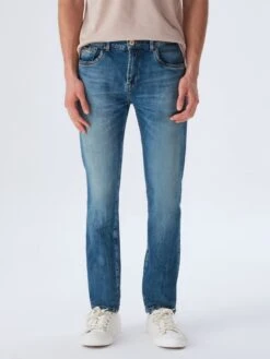 LTB Slim Coupe Slim Jean Hollywood Homme Bleu -Jack & Jones Soldes Boutique 961cac5ddc3a4447ea0135bca4d03116