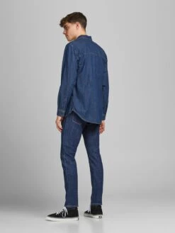 Jack & Jones Slim Coupe Slim Jean Tim Vintage Homme Bleu -Jack & Jones Soldes Boutique 96b51adf234dfbd521ba2cbd813217e9