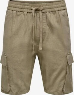 Only & Sons Shorts Cargo Regular Pantalon Cargo Sinus Homme Marron