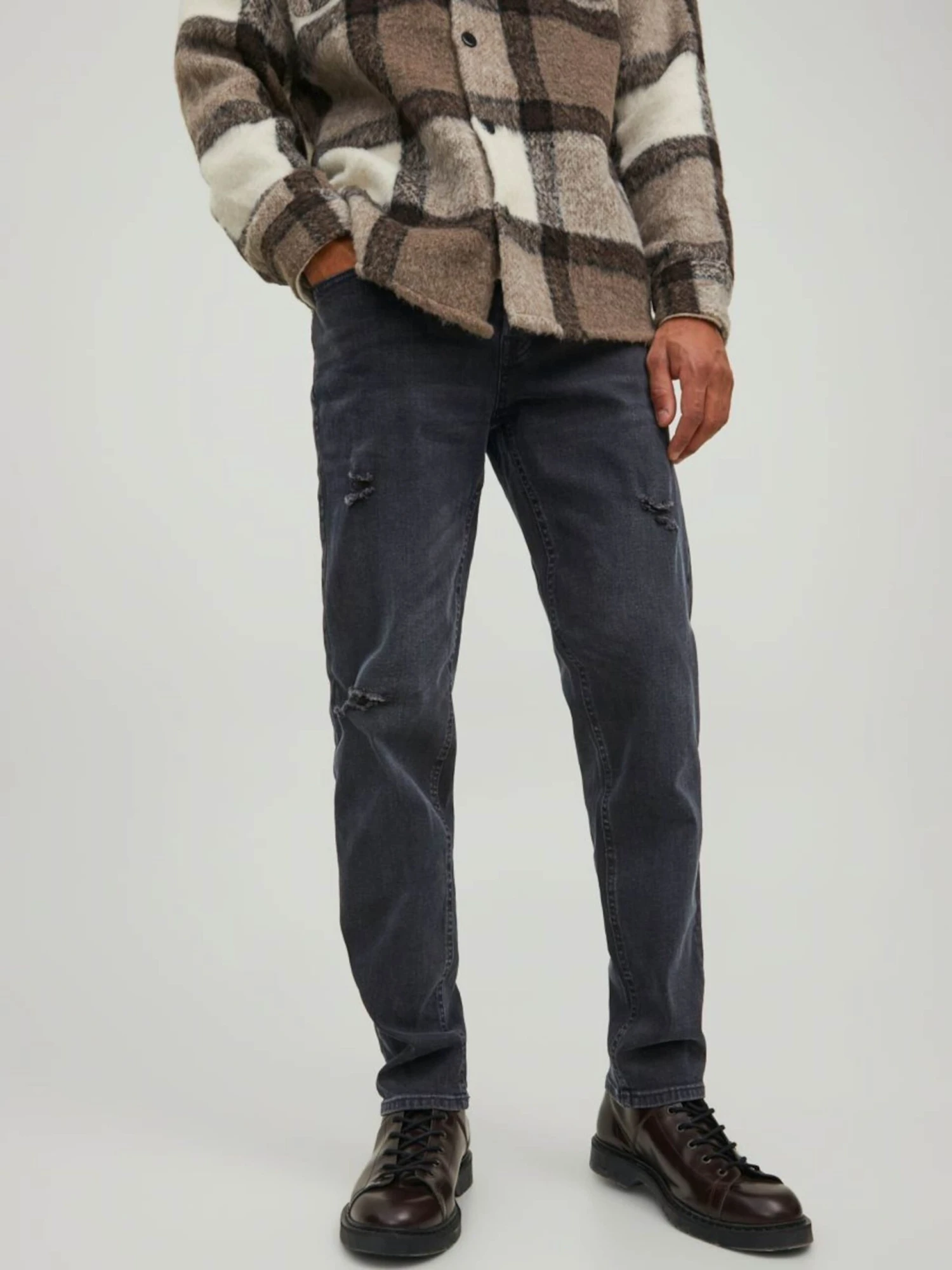 Jack & Jones Tapered Effilé Jean Mike Homme Bleu Nuit 5 Jack & Jones Tapered Effilé Jean Mike Homme Bleu Nuit – Image 3