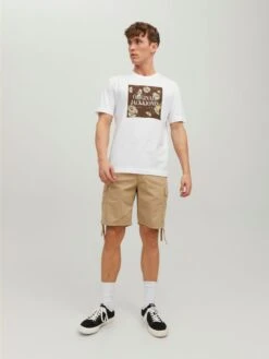 Jack & Jones Shorts Cargo Regular Pantalon Cargo Marley Homme Beige Foncé -Jack & Jones Soldes Boutique a4cd33d3373ebd458b031b3c5429ec8d