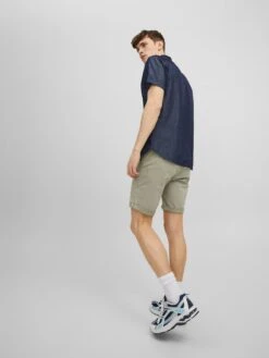 Jack & Jones Shorts Chino Regular Pantalon Chino Fred Homme Gris Fumé -Jack & Jones Soldes Boutique a5369476009d535305a1597f4e0110ae