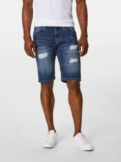 Indicode Jeans Shorts En Jean Regular Jean Kaden Holes Homme Bleu -Jack & Jones Soldes Boutique a5a6732ccb1037d7192b0dc7be10a568