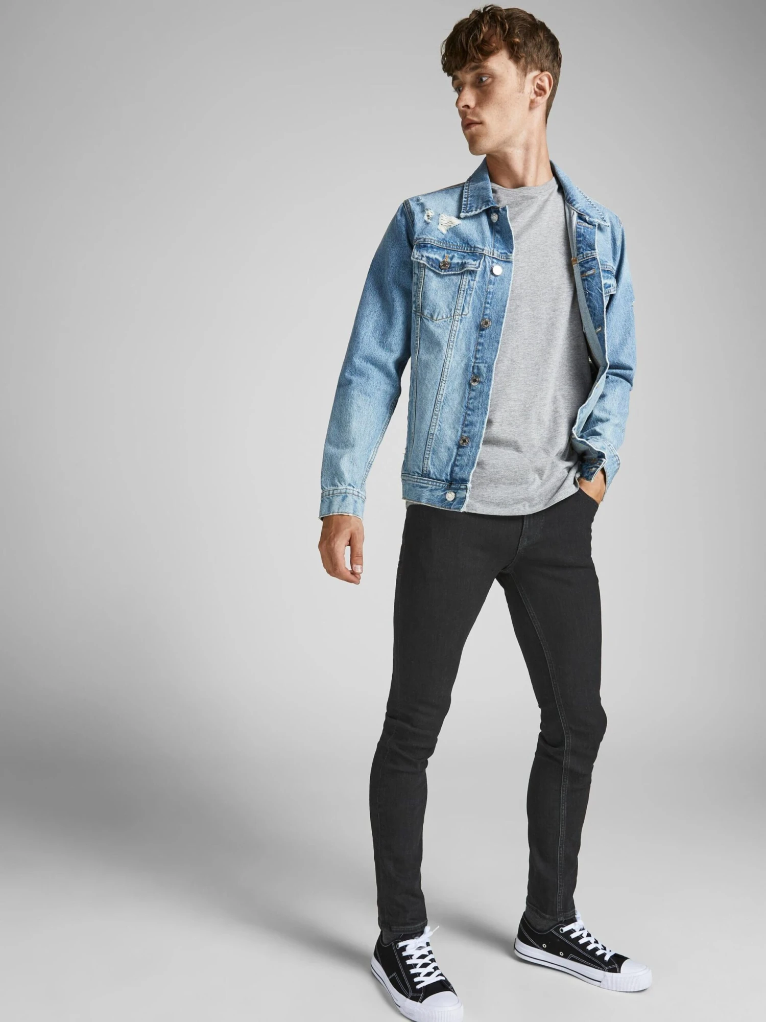 Jack & Jones Jeans Skinny Jean Liam Homme Noir 5 Jack & Jones Jeans Skinny Jean Liam Homme Noir – Image 3