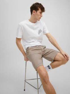 Jack & Jones Shorts Chino Regular Pantalon Chino Pablo Homme Beige Foncé -Jack & Jones Soldes Boutique aaa3dc8aa6414b25dc84516d5acb2b02