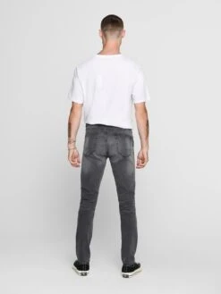 Only & Sons Jeans Skinny Jean Warp Homme Gris -Jack & Jones Soldes Boutique ab3555851eb9ddb727a89d4df764809c