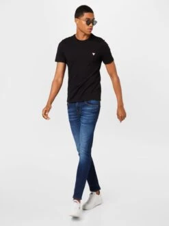 Guess Jeans Skinny Jean CHRIS Homme Bleu -Jack & Jones Soldes Boutique b1d086cb4d81660f0d932274ff09c2da