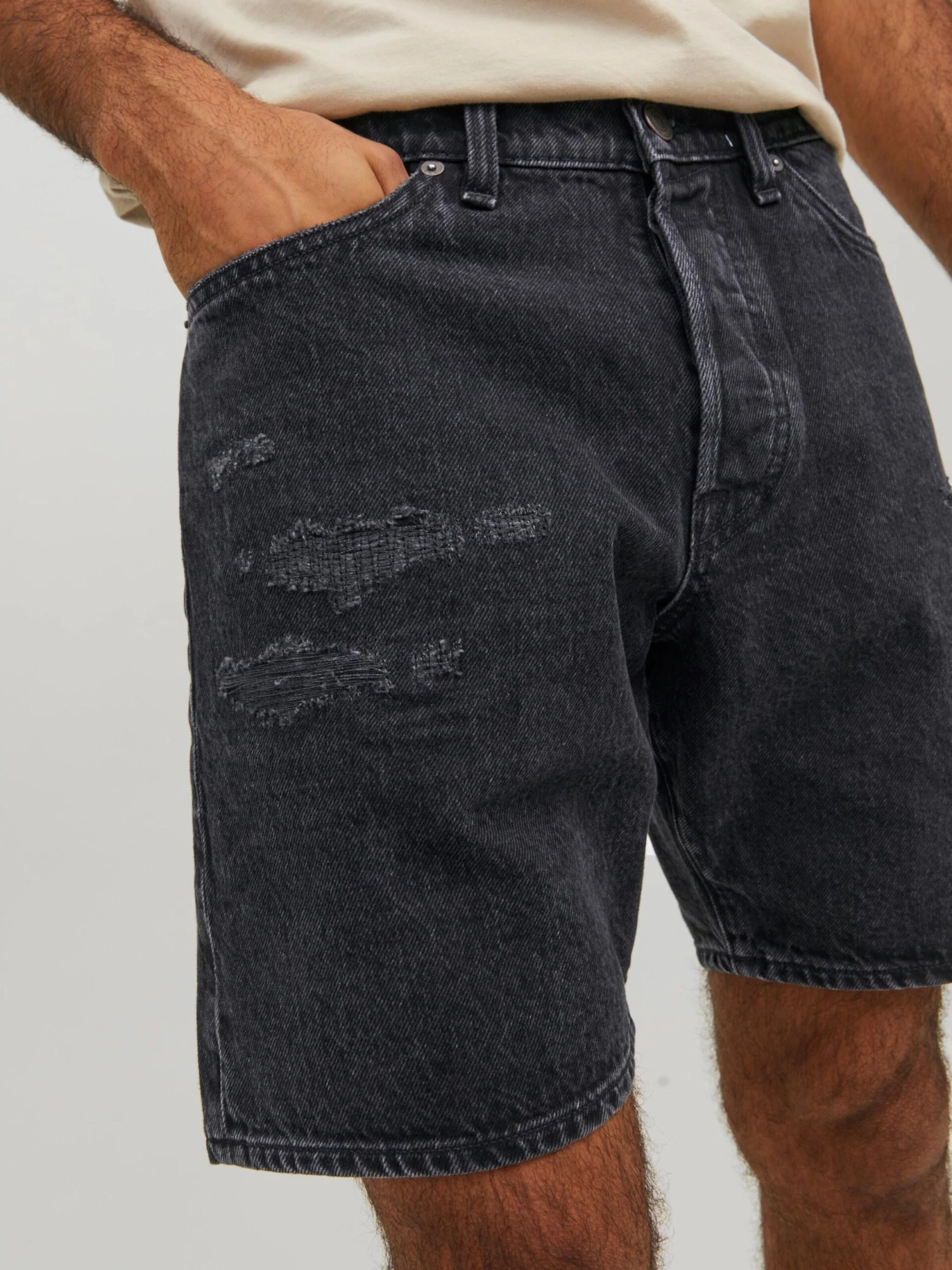 Jack & Jones Shorts En Jean Regular Jean Chris Homme Noir 10 Jack & Jones Shorts En Jean Regular Jean Chris Homme Noir – Image 8