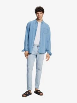 ESPRIT Slim Coupe Slim Jean Homme Bleu Clair 13 ESPRIT Slim Coupe Slim Jean Homme Bleu Clair -Jack & Jones Soldes Boutique b3188a7098848725b3b3d4e24e7f3f05