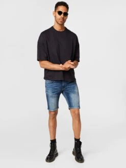 S.Oliver Shorts En Jean Coupe Slim Jean Homme Bleu Foncé -Jack & Jones Soldes Boutique b51007a2f9072df5c68b66cb3c555e6b