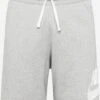Nike Sportswear Shorts De Survêtement Regular Pantalon Club Alumni Homme Gris Chiné
