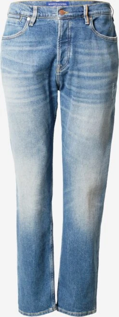 Scotch & Soda Tapered Effilé Jean The Drop Regular Tapered Jeans — Blue Li Homme Bleu