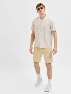 Selected Homme Shorts En Jean Regular Jean Homme Beige -Jack & Jones Soldes Boutique b91ab95a52fa33af7f9cd3317cd2d360