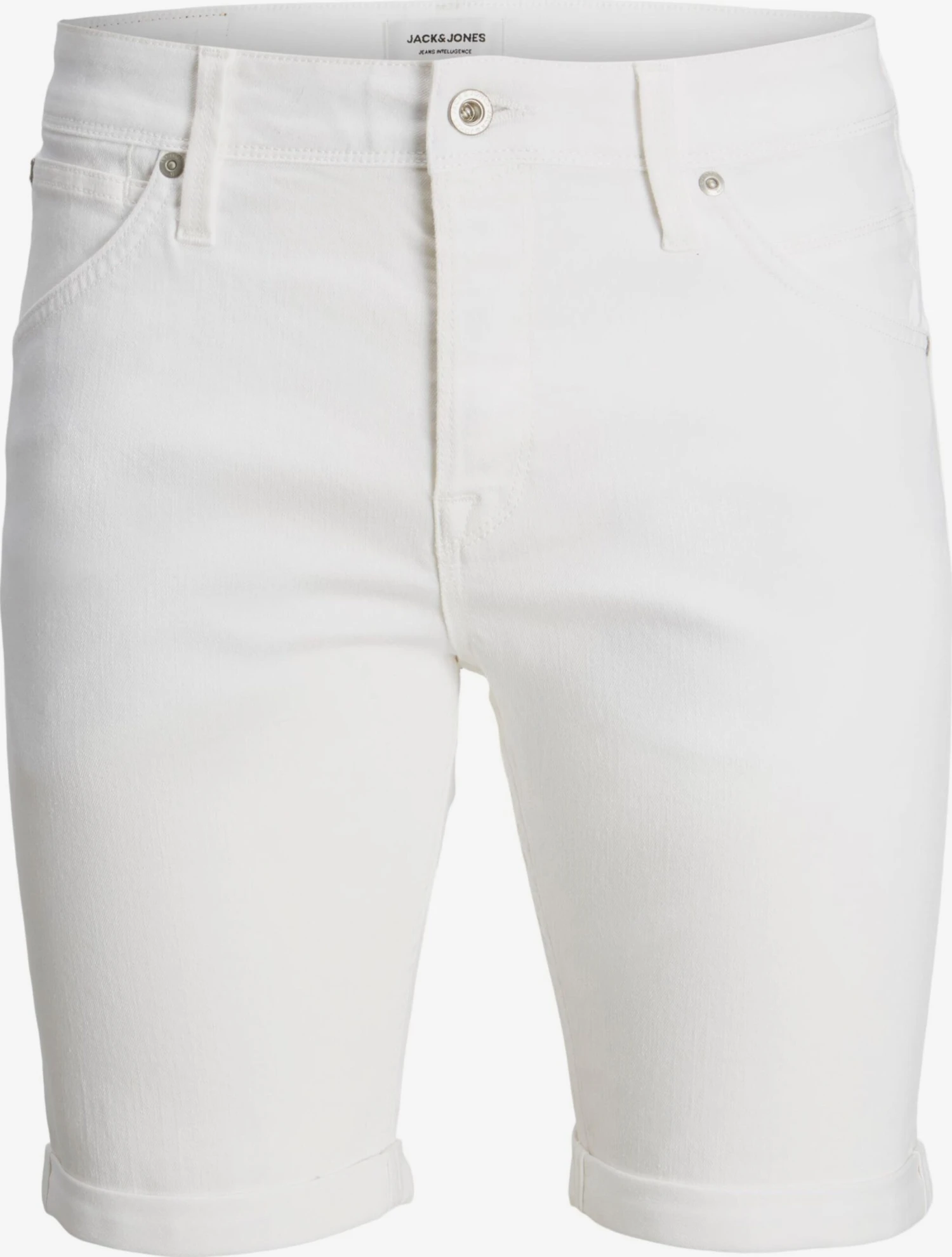 Jack & Jones Shorts En Jean Coupe Slim Jean RICK Homme Blanc 3 Jack & Jones Shorts En Jean Coupe Slim Jean RICK Homme Blanc