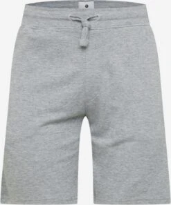 Shorts De Survêtement Regular Pantalon Homme Gris Chiné