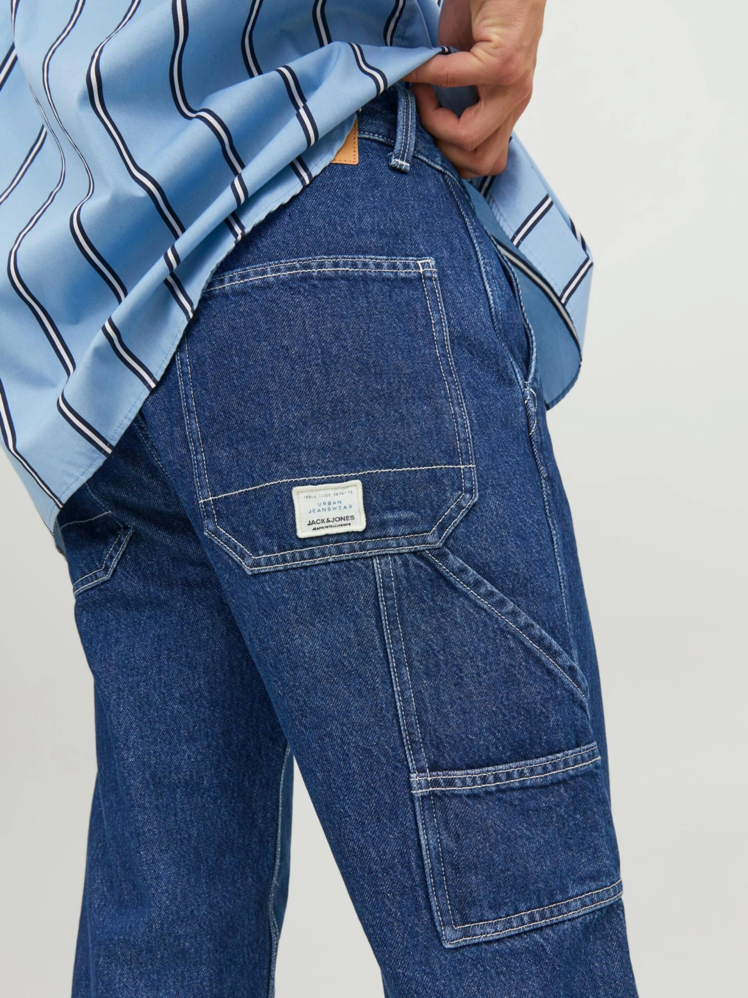 Jack & Jones Loose Fit Loosefit Jean Eddie Homme Bleu 9 Jack & Jones Loose Fit Loosefit Jean Eddie Homme Bleu – Image 7