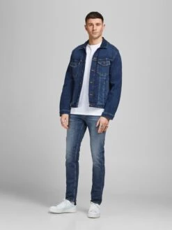 Jack & Jones Slim Coupe Slim Jean Tim Vintage Homme Bleu -Jack & Jones Soldes Boutique ca319971f385cc5b034a8dc12e07803f