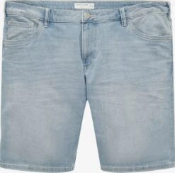 Shorts En Jean Coupe Slim Jean Homme Bleu Clair