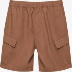 PULL & BEAR Shorts Cargo Loosefit Pantalon Cargo Homme Marron Châtaigne