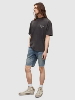 AllSaints Shorts En Jean Regular Jean SWITCH Homme Bleu -Jack & Jones Soldes Boutique cfe318594ba02c835286cfd2ea64ed2d