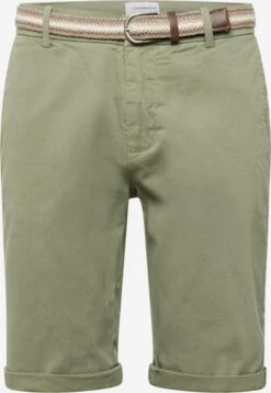Lindbergh Shorts Chino Coupe Slim Pantalon Chino Superflex Homme Kaki