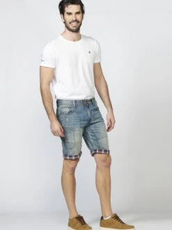 Koroshi Shorts Cargo Regular Jeans Cargo Homme Bleu -Jack & Jones Soldes Boutique d5965d20e448805c8674bf2c96793465
