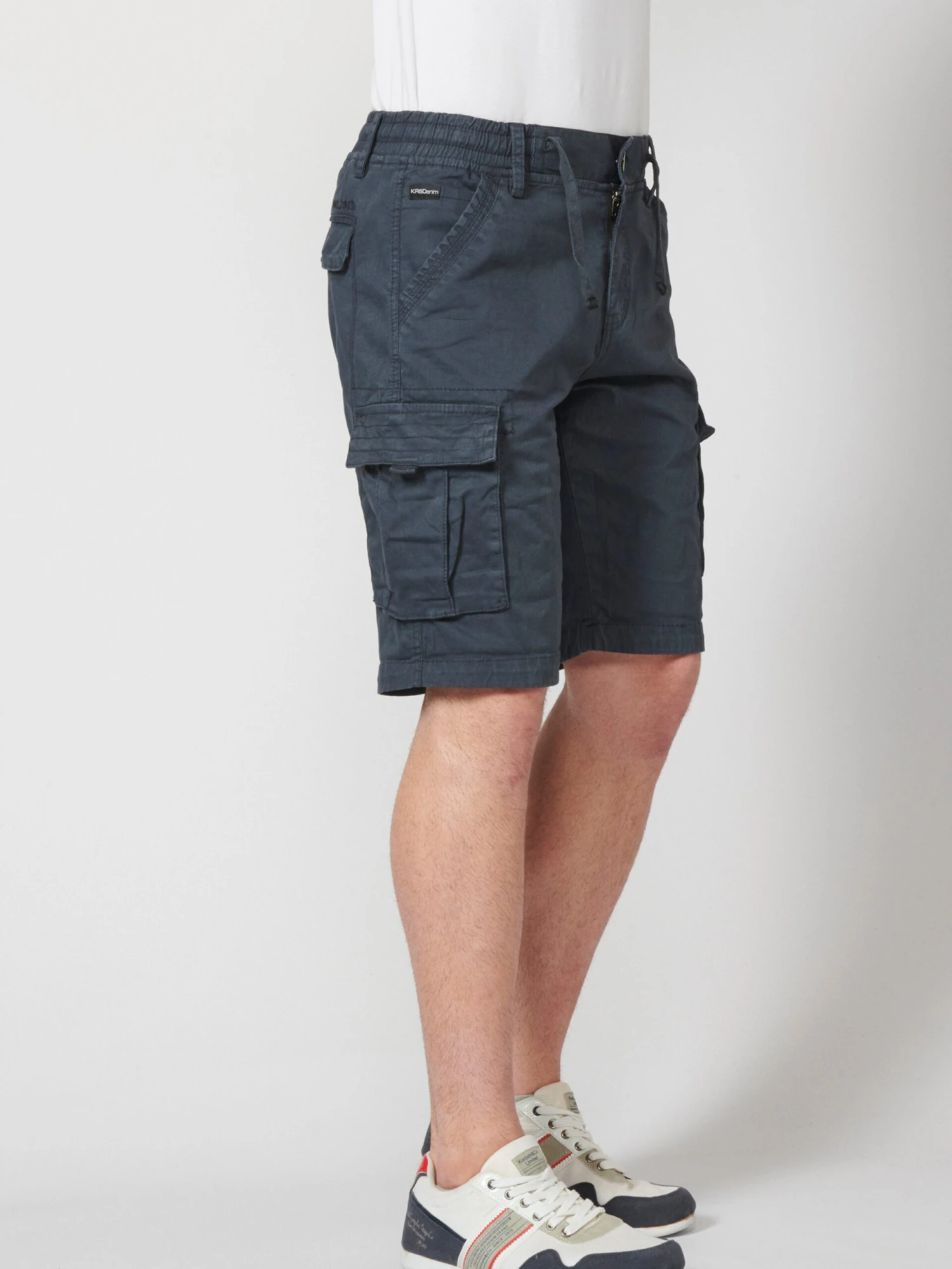 Koroshi Shorts Cargo Regular Pantalon Cargo Homme Bleu Marine 10 Koroshi Shorts Cargo Regular Pantalon Cargo Homme Bleu Marine – Image 8