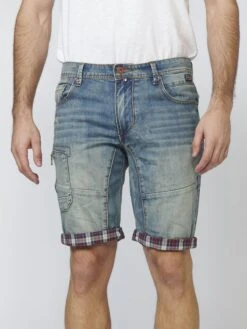 Koroshi Shorts Cargo Regular Jeans Cargo Homme Bleu -Jack & Jones Soldes Boutique d93e54344ace089e12506e6ce005420d