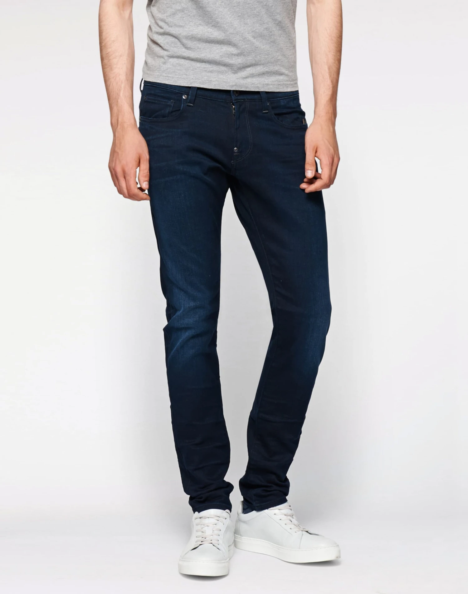 G-Star Raw Jeans Skinny Jean Revend Homme Bleu Foncé 4 G-Star Raw Jeans Skinny Jean Revend Homme Bleu Foncé – Image 2