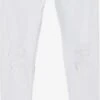 BERSHKA Slim Coupe Slim Jean Homme Blanc