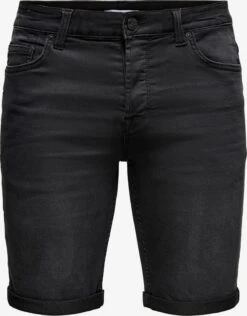 Only & Sons Shorts En Jean Regular Jean Homme Noir