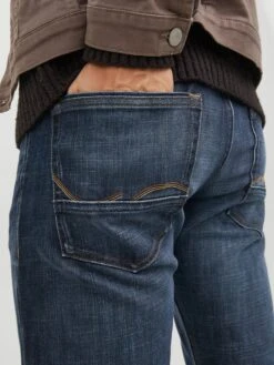 Jack & Jones Loose Fit Loosefit Jean Mike Wood Homme Bleu Foncé -Jack & Jones Soldes Boutique e0b0be64cfc180e17d545321c17ec65c